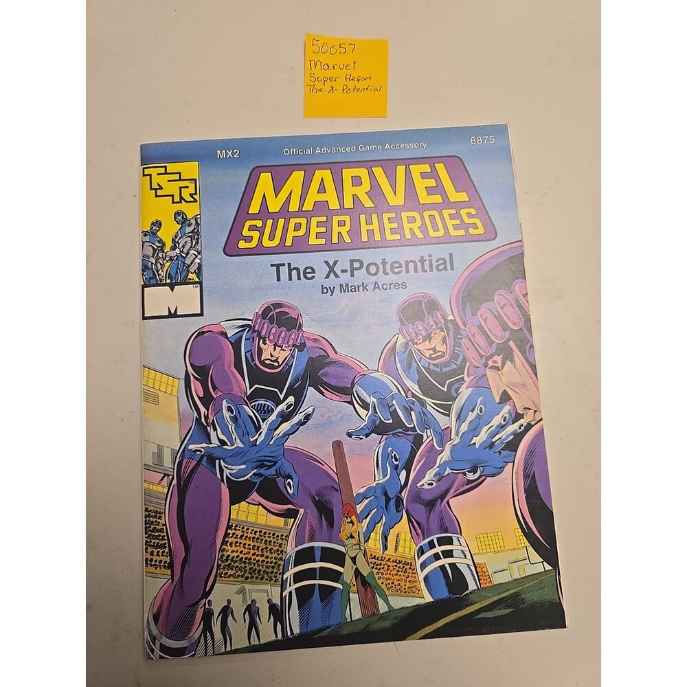 Marvel Super Heroes: The X-Potential - TSR RPG Supplement MX2 6875 Complete 1st